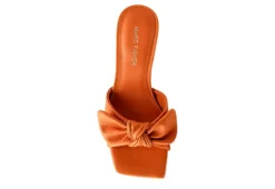 Marc Fisher Womens Demar Slide Sandal - Orange 10 Marc Fisher Womens Demar Slide Sandal - Orange -Comfy Steps Sales Store US 01 106243 03