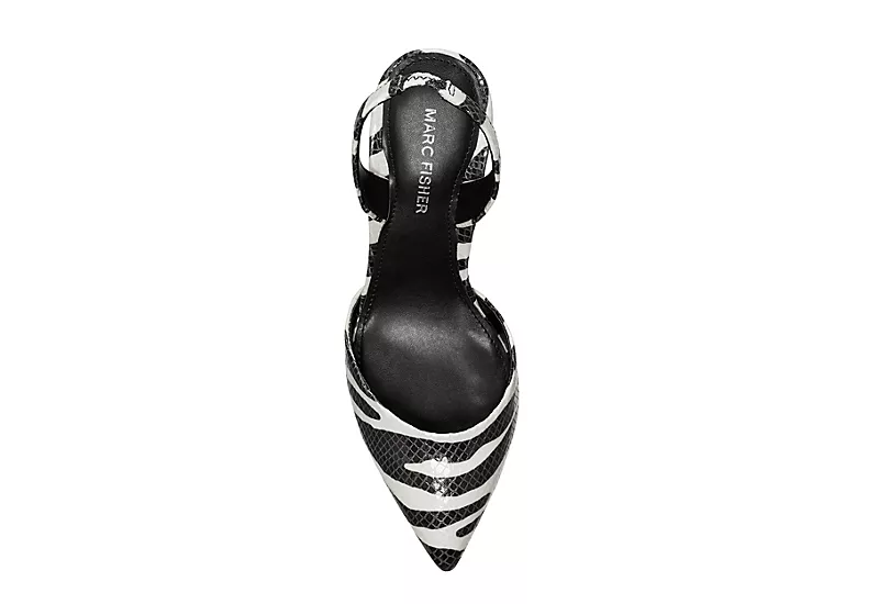 Marc Fisher Womens Hadya Pump - Zebra 4 Marc Fisher Womens Hadya Pump - Zebra - Image 4