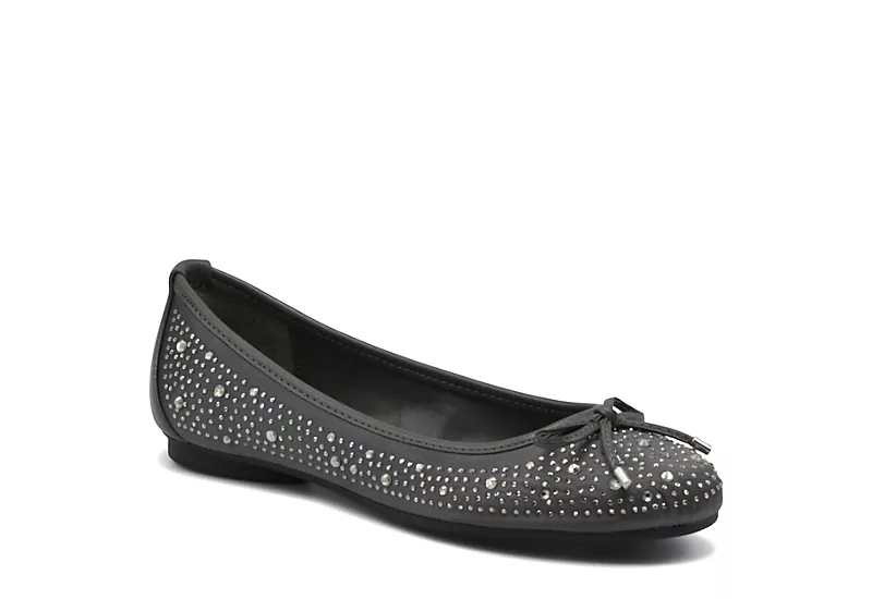 Adrienne Vittadini Womens Cathi Flat - Pewter 1 Adrienne Vittadini Womens Cathi Flat - Pewter