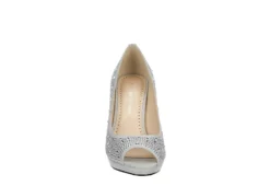 Adrienne Vittadini Womens Gervin Pump - Silver -Comfy Steps Sales Store US 01 106399 02