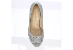 Adrienne Vittadini Womens Gervin Pump - Silver -Comfy Steps Sales Store US 01 106399 05