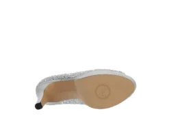 Adrienne Vittadini Womens Gervin Pump - Silver -Comfy Steps Sales Store US 01 106399 06