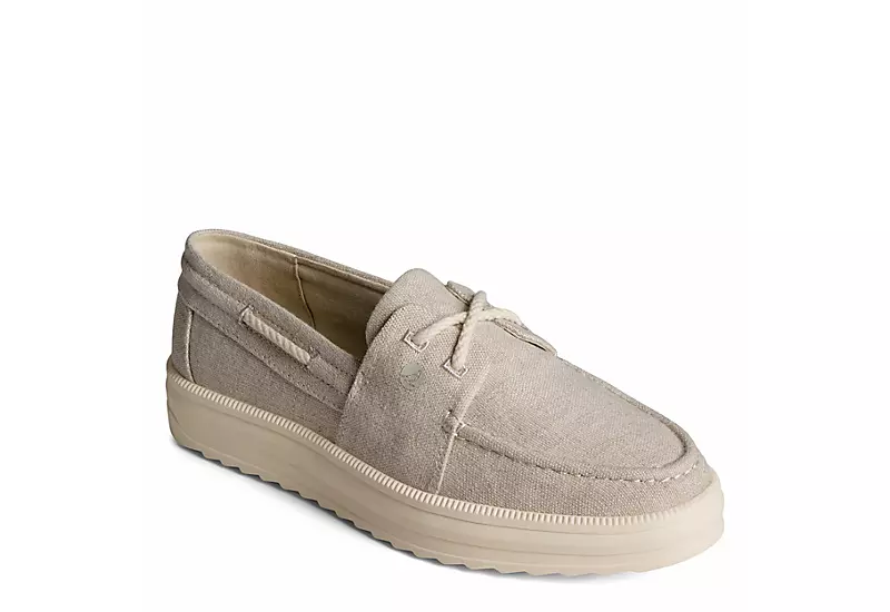 Sperry Womens Cruise Plushstep Boat Shoe - Natural 1 Sperry Womens Cruise Plushstep Boat Shoe - Natural