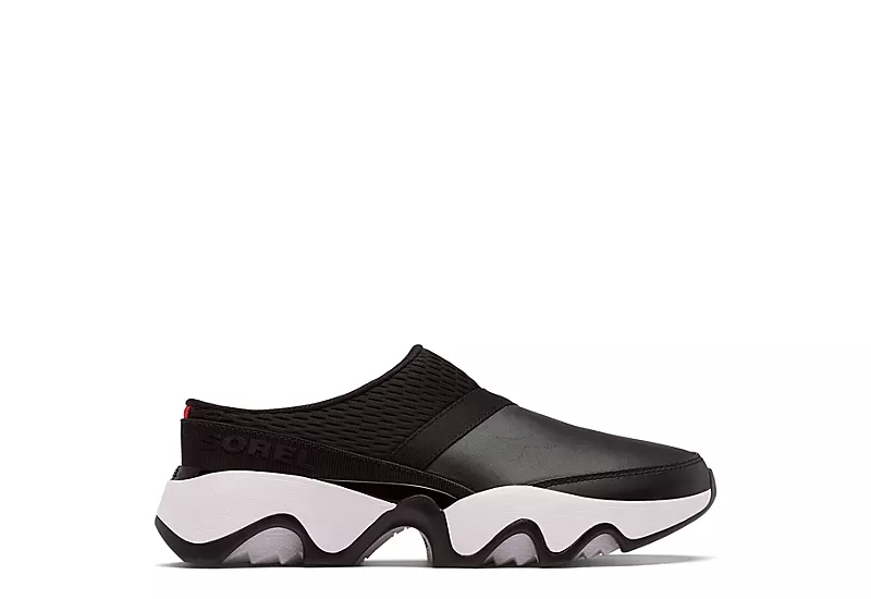 Sorel Womens Kinetic Impact Ii Mule Sneaker - Black 2 Sorel Womens Kinetic Impact Ii Mule Sneaker - Black - Image 2