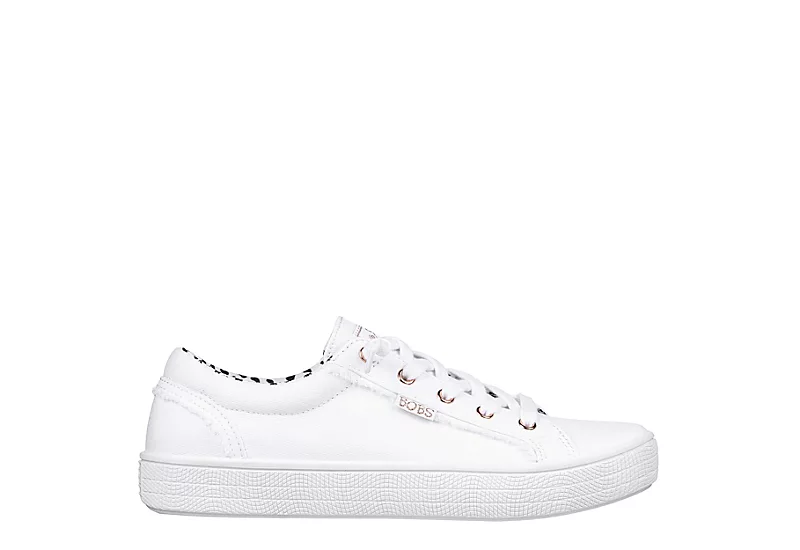 Skechers Womens B Extra Cute 2cute4u Slip On Sneaker - White 2 Skechers Womens B Extra Cute 2cute4u Slip On Sneaker - White - Image 2