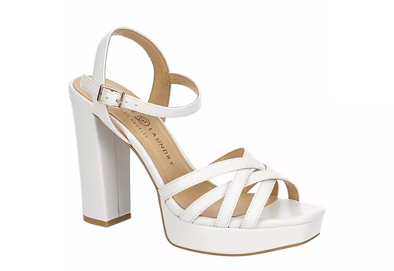 Chinese Laundry Womens After All Platform Sandal - White 1 Chinese Laundry Womens After All Platform Sandal - White