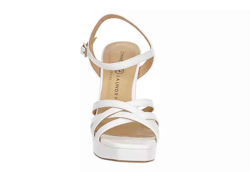 Chinese Laundry Womens After All Platform Sandal - White 3 Chinese Laundry Womens After All Platform Sandal - White - Image 3
