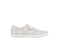 Skechers Womens B Cute Blurred Linez Slip On Sneaker - Grey