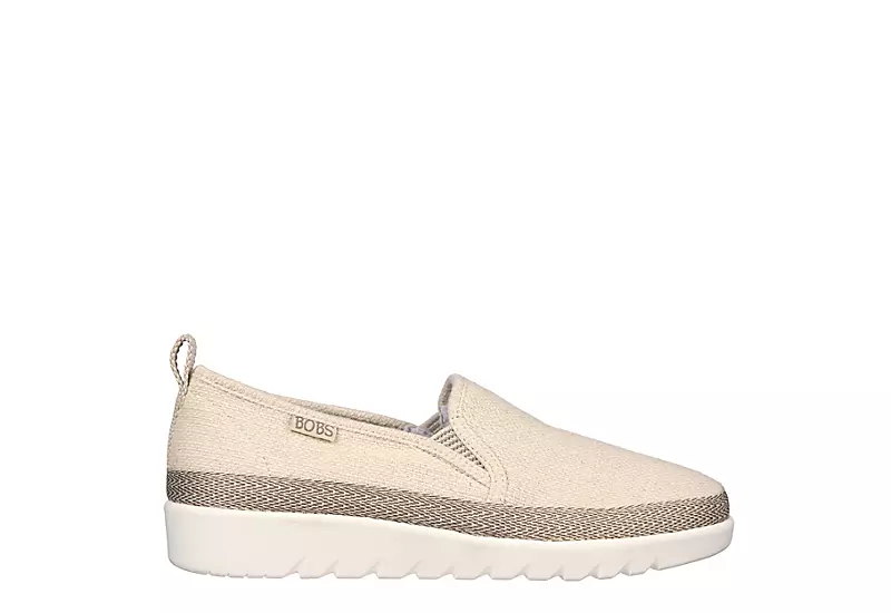 Skechers Womens Flexpadrille Hi Pleasant Harmony Slip On Sneaker - Natural 2 Skechers Womens Flexpadrille Hi Pleasant Harmony Slip On Sneaker - Natural - Image 2