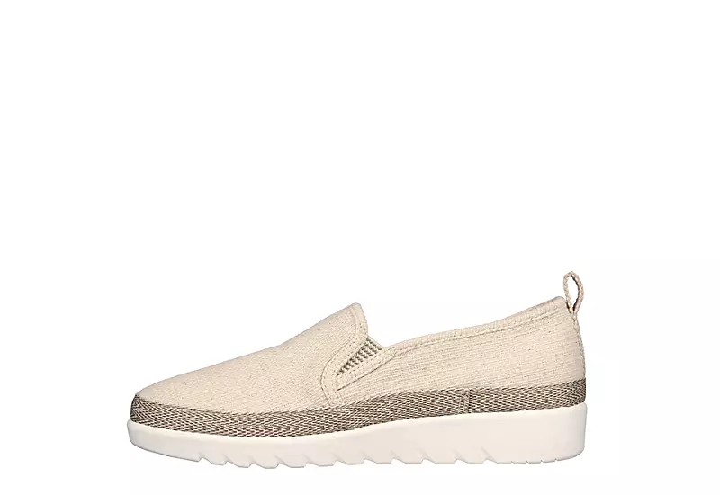 Skechers Womens Flexpadrille Hi Pleasant Harmony Slip On Sneaker - Natural 3 Skechers Womens Flexpadrille Hi Pleasant Harmony Slip On Sneaker - Natural - Image 3