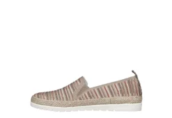 Skechers Womens Flexpadrille 3.0 Serene Sweetie Slip On Sneaker - Taupe -Comfy Steps Sales Store US 01 106895 02