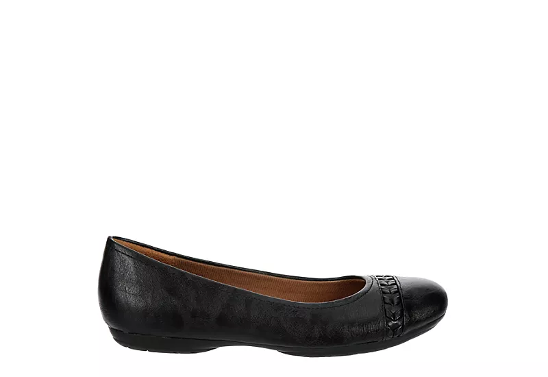 Eurosoft Womens Sifton Flat - Black 2 Eurosoft Womens Sifton Flat - Black - Image 2