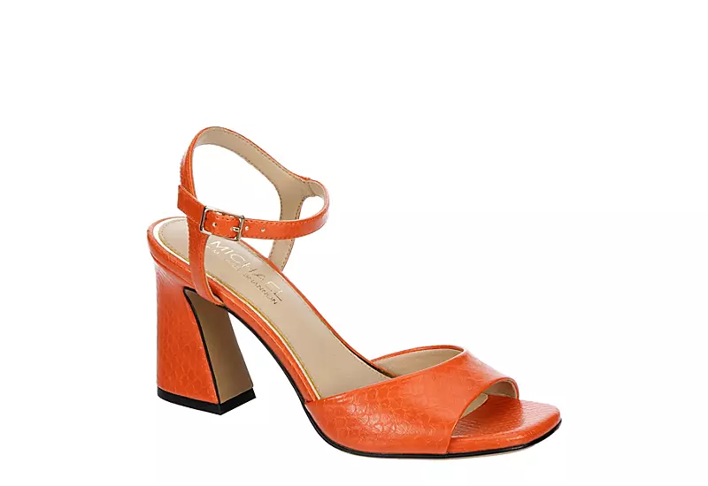 Michael By Michael Shannon Womens Seren Sandal - Orange 1 Michael By Michael Shannon Womens Seren Sandal - Orange