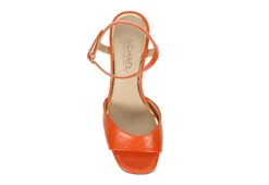 Michael By Michael Shannon Womens Seren Sandal - Orange 12 Michael By Michael Shannon Womens Seren Sandal - Orange -Comfy Steps Sales Store US 01 107012 05