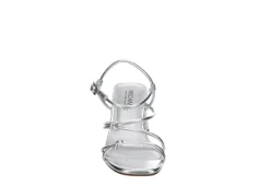 Michael By Michael Shannon Womens Tristan Sandal - Silver -Comfy Steps Sales Store US 01 107017 02