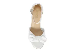 Michael By Michael Shannon Womens Baye Wedge Sandal - White -Comfy Steps Sales Store US 01 107019 05