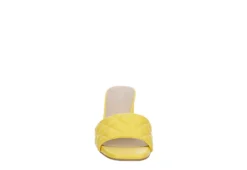 Michael By Michael Shannon Womens Riya Slide Sandal - Yellow -Comfy Steps Sales Store US 01 107027 02