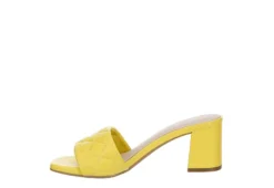 Michael By Michael Shannon Womens Riya Slide Sandal - Yellow -Comfy Steps Sales Store US 01 107027 03