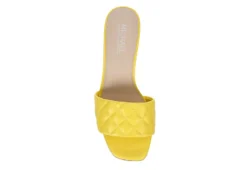 Michael By Michael Shannon Womens Riya Slide Sandal - Yellow -Comfy Steps Sales Store US 01 107027 05
