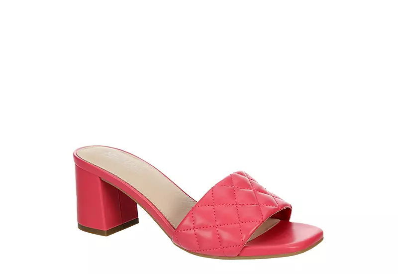 Michael By Michael Shannon Womens Riya Slide Sandal - Pink 1 Michael By Michael Shannon Womens Riya Slide Sandal - Pink