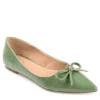 Journee Collection Womens Devalyn Flat - Green
