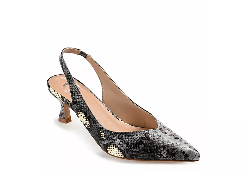 Journee Collection Womens Mikoa Pump - Grey 1 Journee Collection Womens Mikoa Pump - Grey