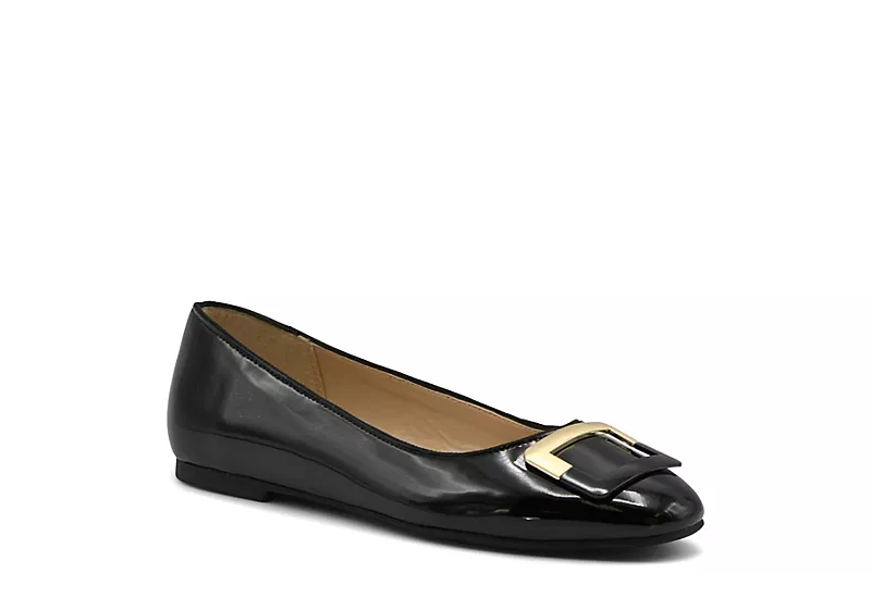 Adrienne Vittadini Womens Jacksi Flat - Black 1 Adrienne Vittadini Womens Jacksi Flat - Black