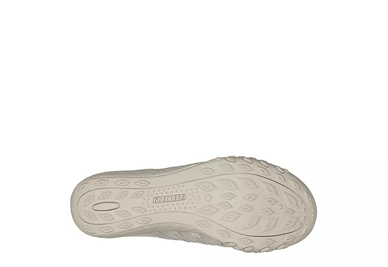 Skechers Womens Slip-ins Breathe Easy Roll With Me Sneaker - Taupe 5 Skechers Womens Slip-ins Breathe Easy Roll With Me Sneaker - Taupe - Image 5