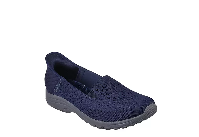 Skechers Womens Slip-ins Reggae Fest 2.0 Guiding Sneaker - Navy 1 Skechers Womens Slip-ins Reggae Fest 2.0 Guiding Sneaker - Navy