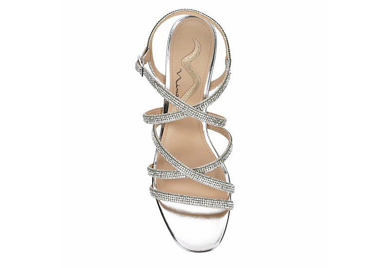 N By Nina Womens Bloom Sandal - Silver 6 N By Nina Womens Bloom Sandal - Silver - Image 6