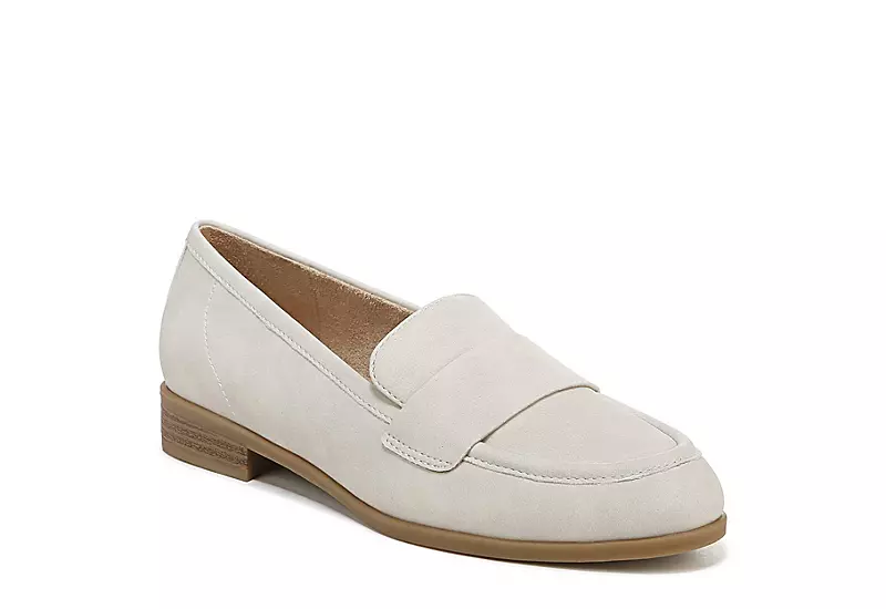Dr. Scholl's Womens Rate Moc Loafer - Off White 1 Dr. Scholl's Womens Rate Moc Loafer - Off White
