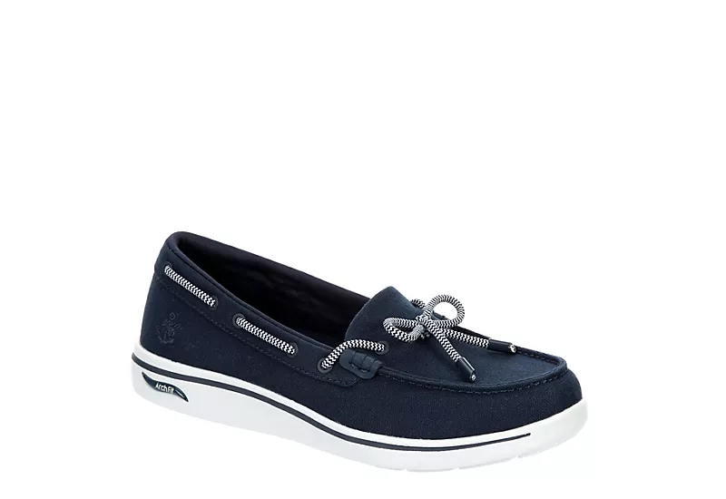 Skechers Womens Arch Fit Lift Sneaker - Navy 1 Skechers Womens Arch Fit Lift Sneaker - Navy