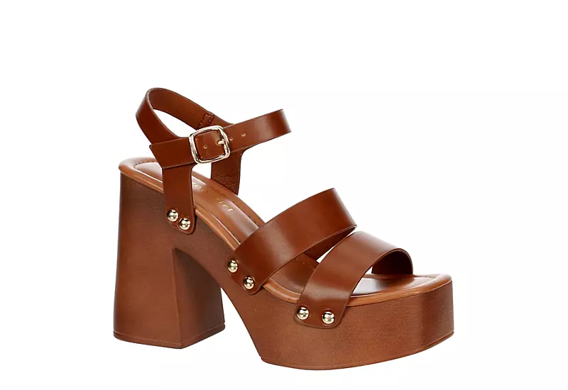 Madden Girl Womens Greenville Platform Sandal - Cognac 1 Madden Girl Womens Greenville Platform Sandal - Cognac