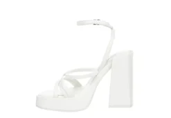 Madden Girl Womens Aces Platform Sandal - White 10 Madden Girl Womens Aces Platform Sandal - White -Comfy Steps Sales Store US 01 107543 03