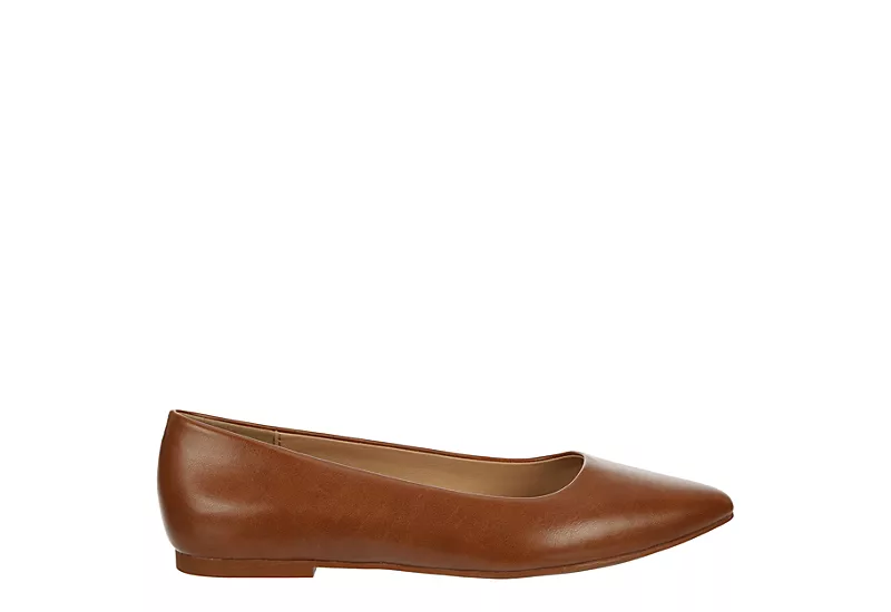 Xappeal Womens Rebecca Flat - Cognac 2 Xappeal Womens Rebecca Flat - Cognac - Image 2