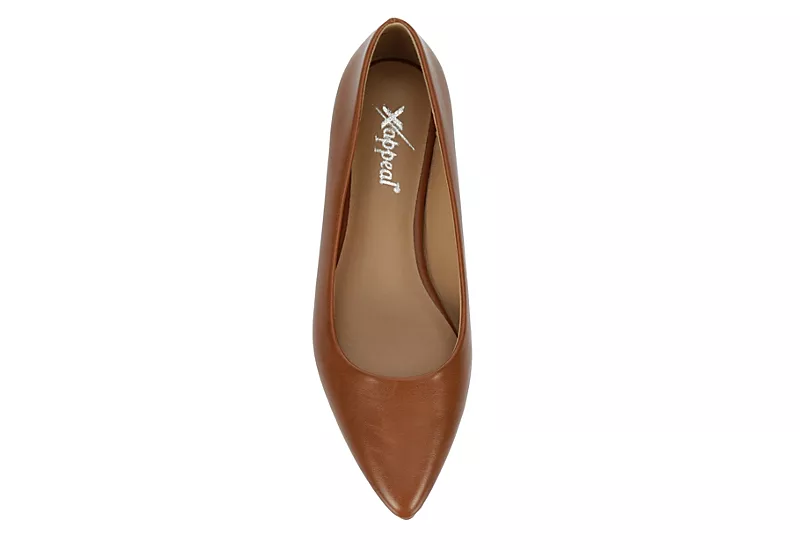 Xappeal Womens Rebecca Flat - Cognac 6 Xappeal Womens Rebecca Flat - Cognac - Image 6