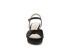 Lifestride Womens Lucky Platform Sandal - Black -Comfy Steps Sales Store US 01 107621 02