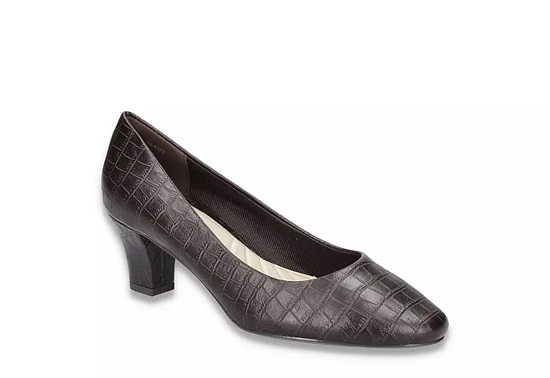 Easy Street Womens Ballari Pump - Brown 1 Easy Street Womens Ballari Pump - Brown