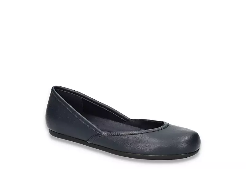 Easy Street Womens Tamar Flat - Navy 1 Easy Street Womens Tamar Flat - Navy