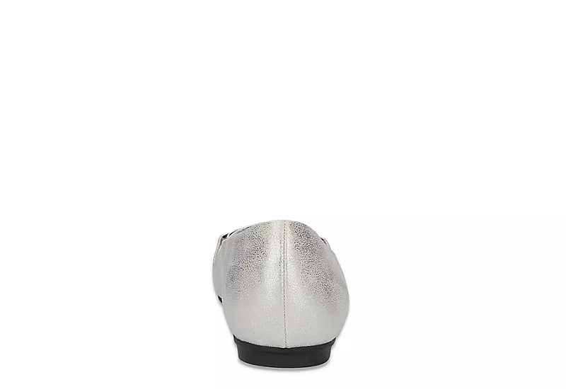 Easy Street Womens Asher Flat - Silver 5 Easy Street Womens Asher Flat - Silver - Image 5