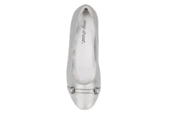 Easy Street Womens Asher Flat - Silver 12 Easy Street Womens Asher Flat - Silver -Comfy Steps Sales Store US 01 108021 05