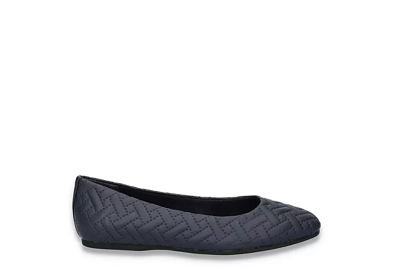 Easy Street Womens Mazi Flat - Navy 2 Easy Street Womens Mazi Flat - Navy - Image 2