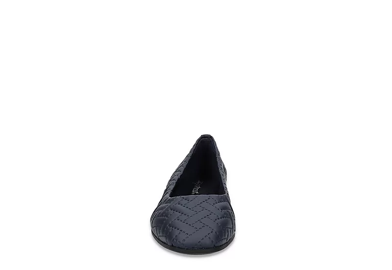 Easy Street Womens Mazi Flat - Navy 3 Easy Street Womens Mazi Flat - Navy - Image 3