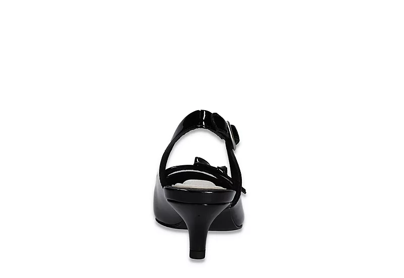 Easy Street Womens Emerin Slingback Pump - Black 5 Easy Street Womens Emerin Slingback Pump - Black - Image 5