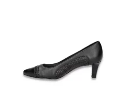 Easy Street Womens Ansen Pump - Black 10 Easy Street Womens Ansen Pump - Black -Comfy Steps Sales Store US 01 108087 03