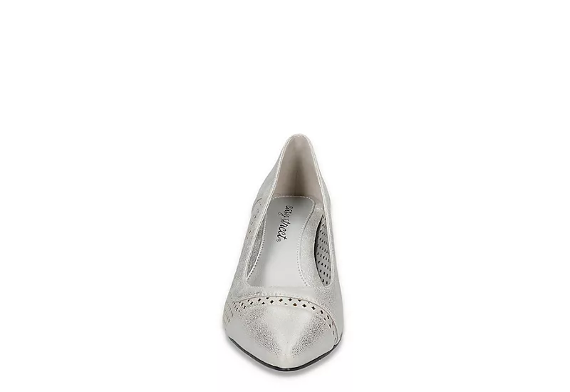 Easy Street Womens Ansen Pump - Silver 3 Easy Street Womens Ansen Pump - Silver - Image 3