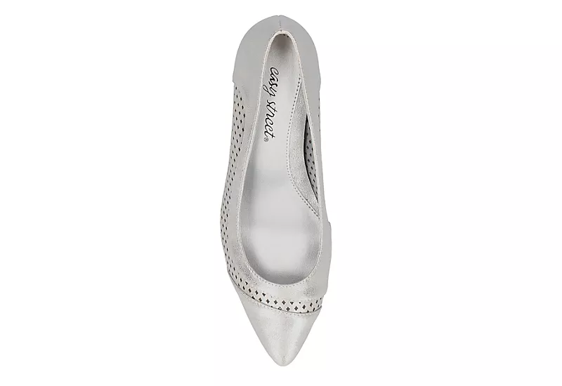 Easy Street Womens Ansen Pump - Silver 6 Easy Street Womens Ansen Pump - Silver - Image 6