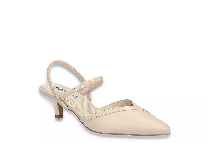 Easy Street Womens Unna Pump - Nude 1 Easy Street Womens Unna Pump - Nude