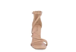 Journee Collection Womens Marza Sandal - Camel -Comfy Steps Sales Store US 01 108384 02