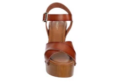 Limelight Womens April Platform Sandal - Cognac 9 Limelight Womens April Platform Sandal - Cognac -Comfy Steps Sales Store US 01 132101 02